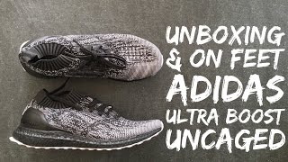 Adidas Ultra Boost Uncaged 'black/white' | UNBOXING & ON FEET | fashion shoes | 2017 | HD