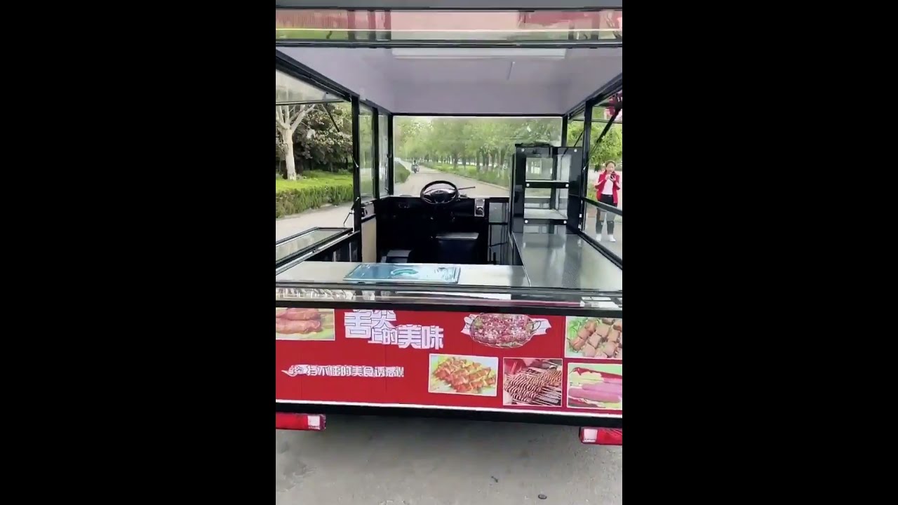 Fast food cart for smaller vendor