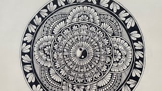 Mandala art |Mandala art for beginners #easymandala#mandalaartlover#mandalauniverse #creativemandala