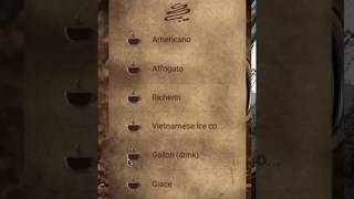 Demo of the "Coffee Menu" application screenshot 2