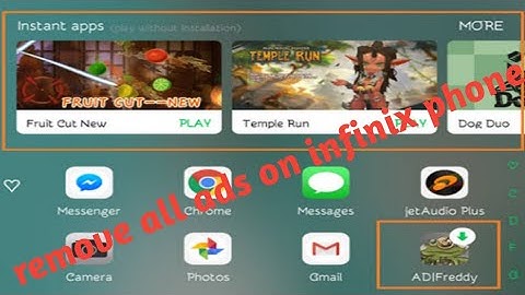 How to remove ads on infinix hot 8 , S4 /how to disable instant app ads on infinix smartphone