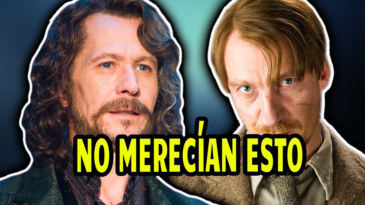 Por qué SIRIUS y LUPIN  merecían un final mejor | Harry Potter