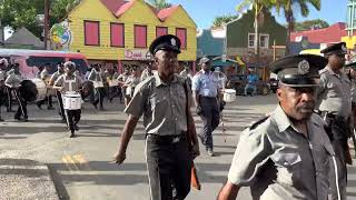 Royal Police Force of Antigua and Barbuda  (Full Parade) in the Streets of St. John’s 17th Dec 2022