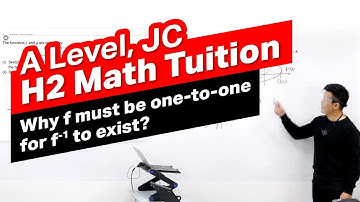 Why A Function Needs To Be One-To-One For It