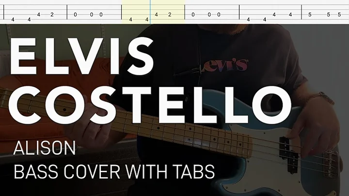 Elvis Costello - Alison (Bass Cover with Tabs)