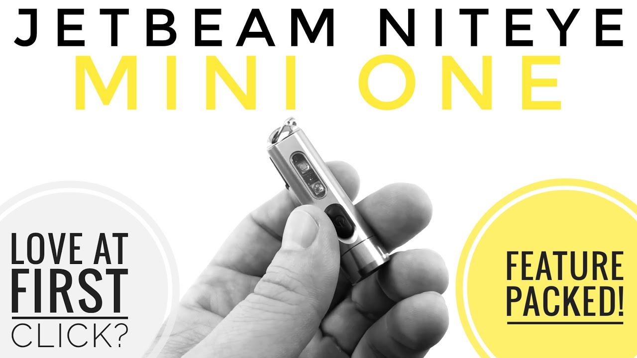 Jetbeam Niteye Mini One | Best Keychain Flashlight?! - YouTube