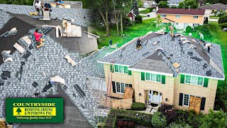 Roofing FACELIFT! AMAZING Roof Transformation Process! (Chicagoland Area)
