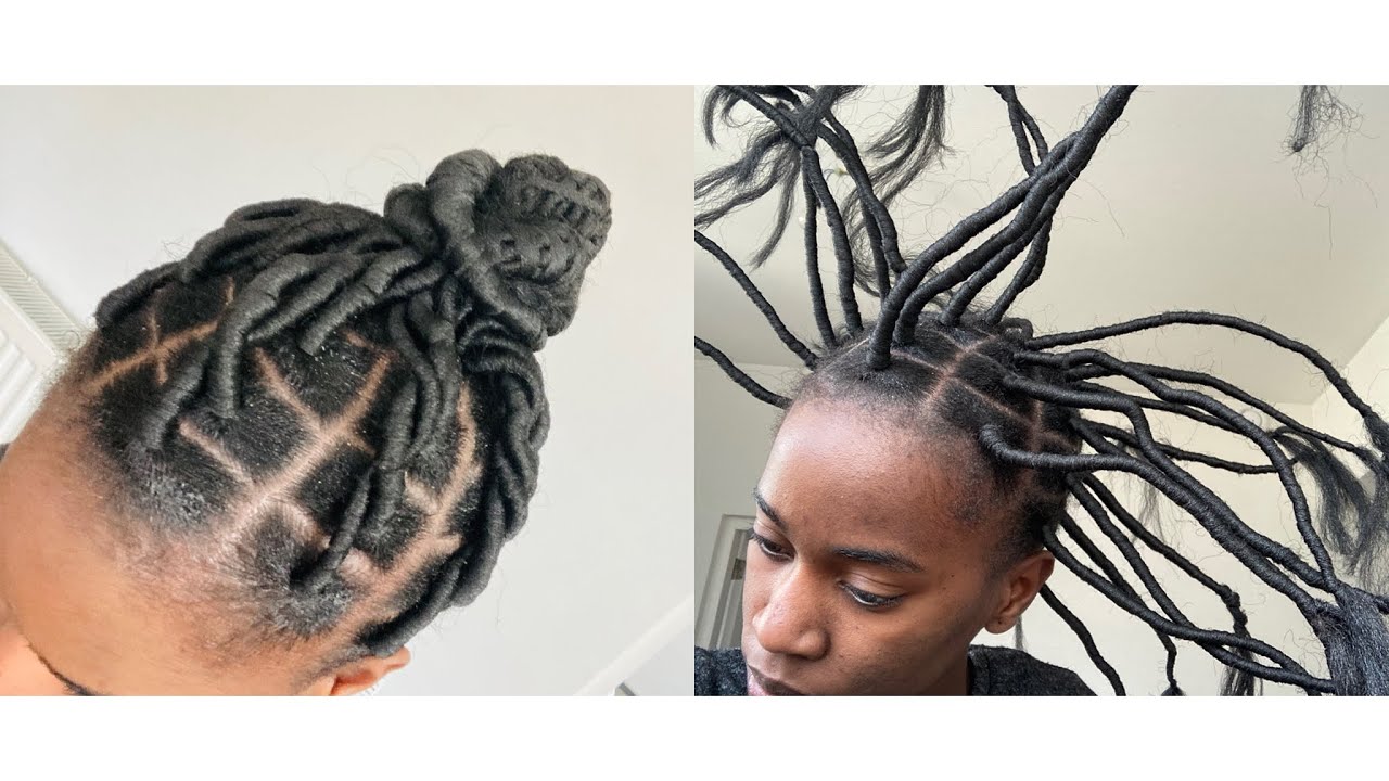 HOW TO DO AFRICAN THREADING ON NATURAL HAIR / YARN LOCS | step-by-step, beginners friendly