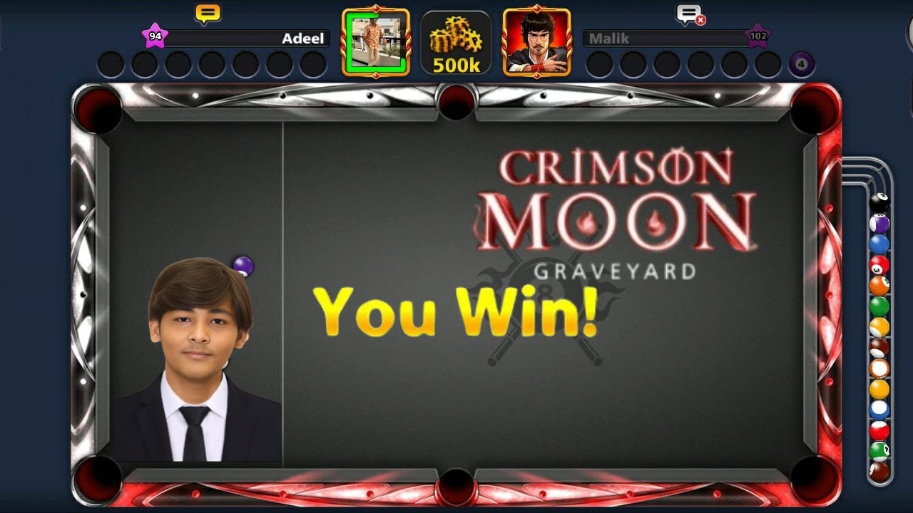 🎱 8 Ball Pool 🔥 New Crimson 🌕 Moon Graveyard ⚰️ Table 🎮 - Gaming2-0-0-7