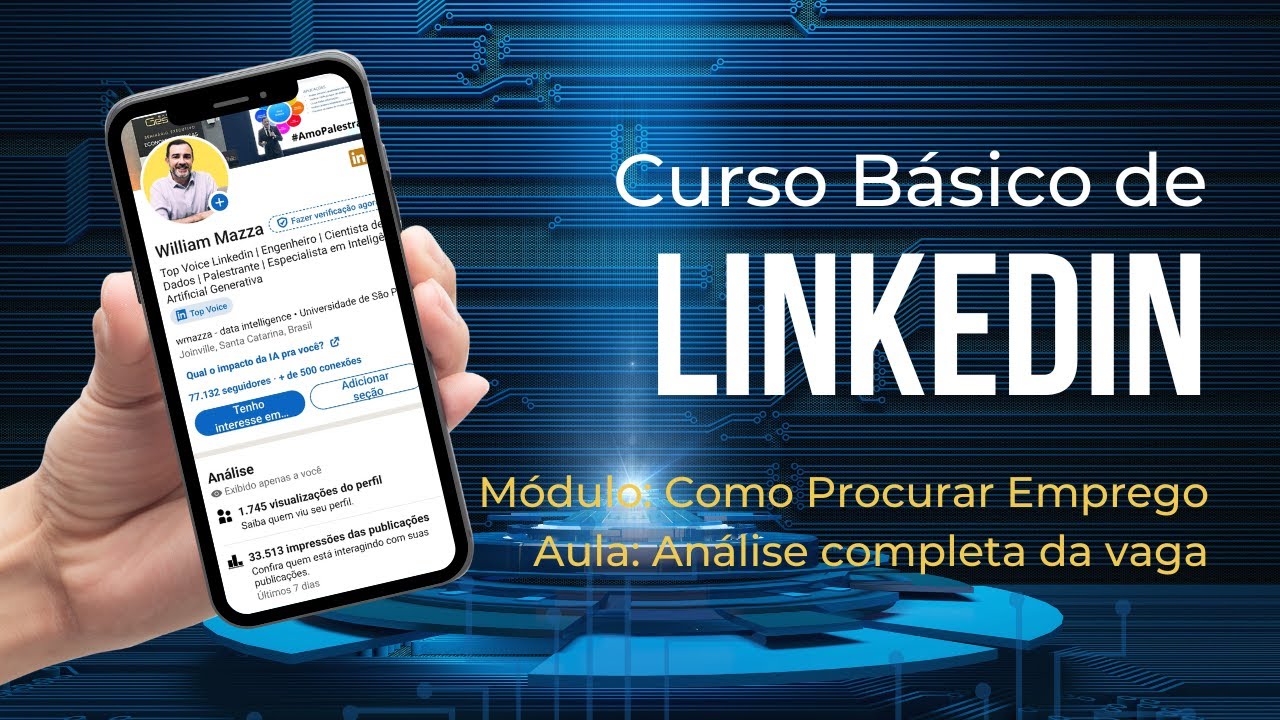# AULA 085 - Curso Básico de Linkedin | Aula: Análise completa da vaga ...