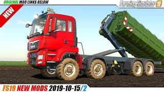 FS19 | New Mods (2019-10-15/2) - review