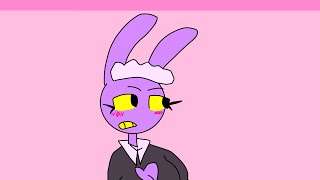 drawing Jax in a maid dress with big boobs uwu