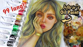✨Finally Oil Paint!✨ Marie&#39;s Oil Paint, Linseed Oil &amp; Varnish Review