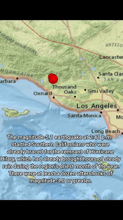 Earthquake california ventura
