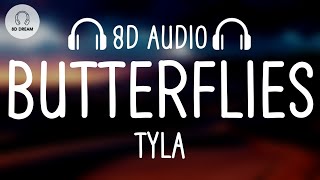 Tyla - Butterflies (8D AUDIO)