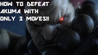 HOW TO BEAT AKUMA WITH JUST 3 MOVES SPECIAL CHAPTER
