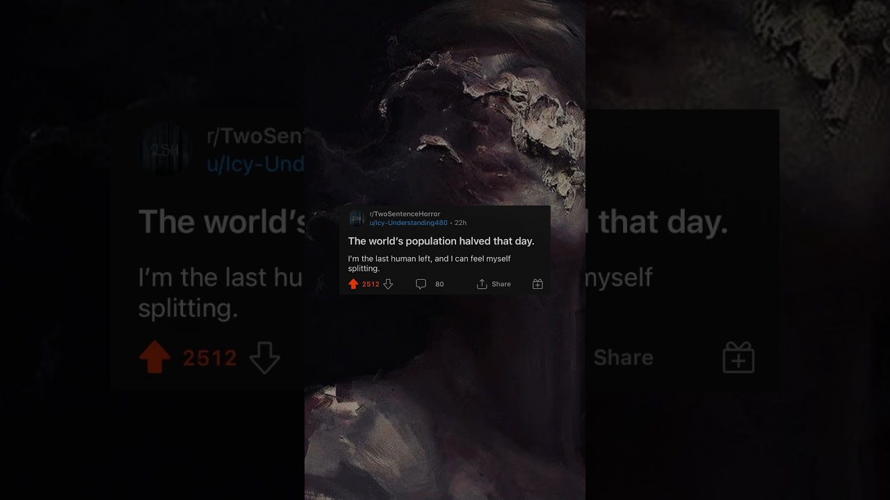 R/ Two Sentence Horror