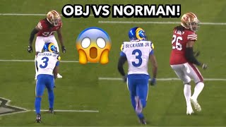 Odell Beckham Jr. vs Josh Norman (2021) WR vs CB | Rams vs 49ers highlights |