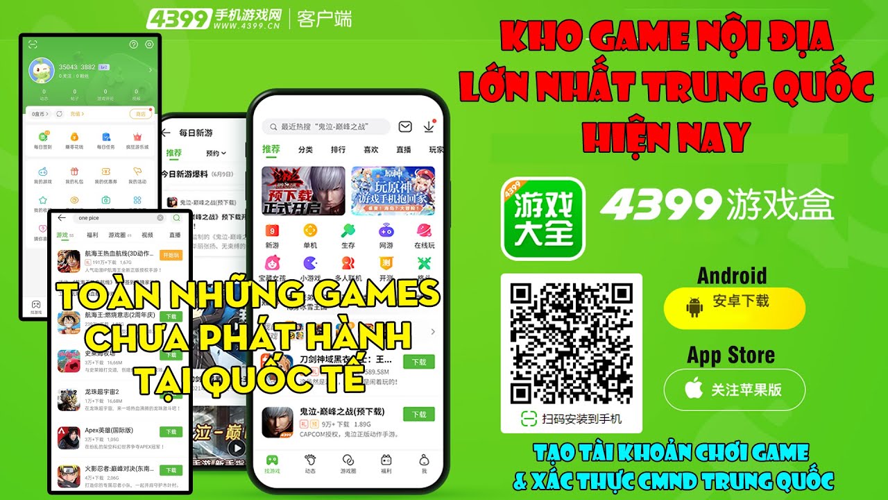Download 4399 - Hướng Dẫn Tải, Cài Đặt Và Tạo Tài Khoản App 4399 游戏盒 Kho  Game Nội Địa Trung Quốc - Youtube