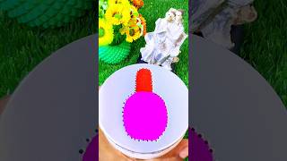 Bright Pink Nail polish drawing 💅#asmr #satisfying #oddlysatisfying #diy #shorts