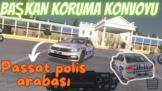 PASSAT POLİS ARABASIYLA BAŞKAN KORUMA KONVOYUNA KATILDIM(Truck simülatör ultimate) screenshot 4