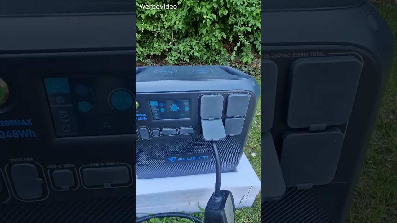 Balkonkraftwerk mit Speicher, lädt der Tesla mit der Powerstation Bluetti AC200MAX?