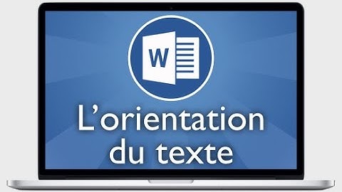 Tutoriel Word 2013 - Modifier l