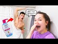 REVENGE NAIR HAIR REMOVAL PRANK ON HUSBAND! *I ACTUALLY DID IT*