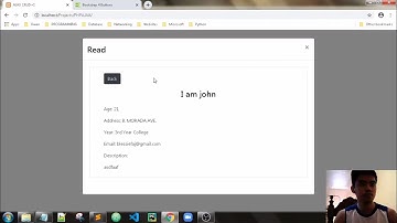 AJAX CRUD+S | Part 8: Read Individual AJAX