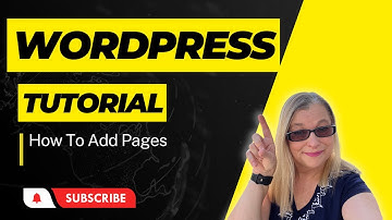 106 Wordpress Tutorial - How To Set up your pages on your Wordpress website
