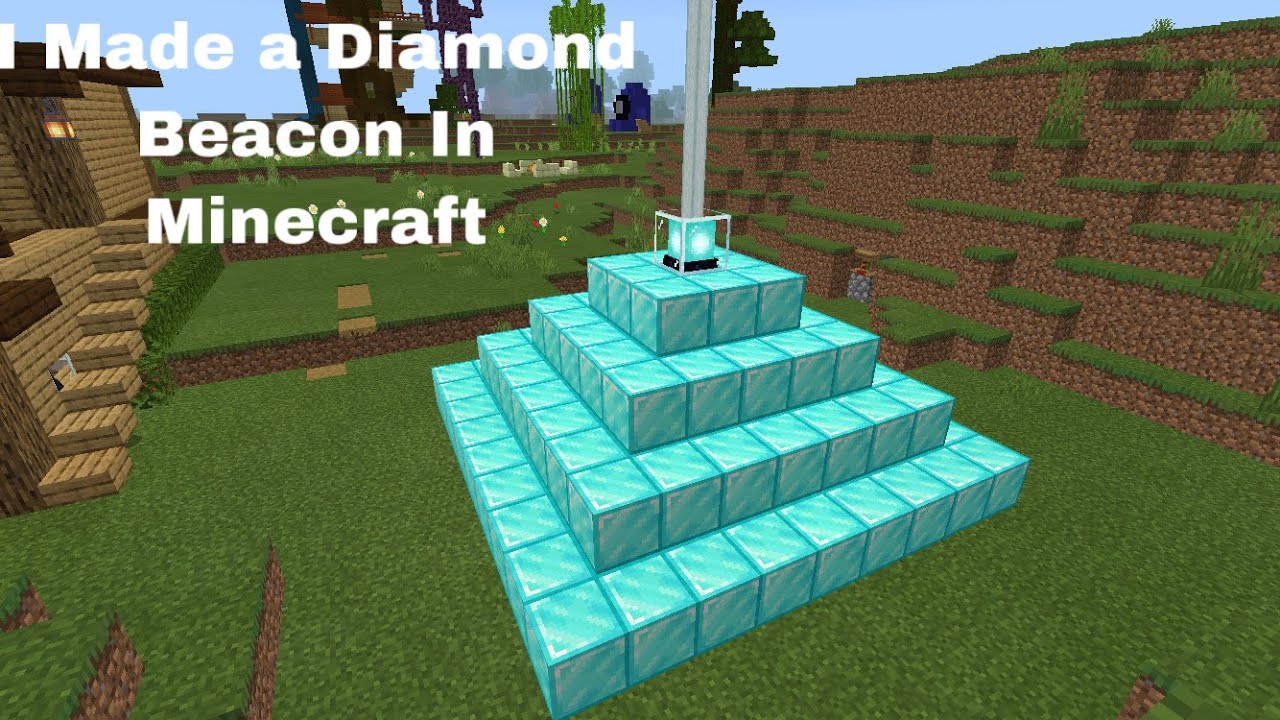 I Made a Diamond Beacon in Minecraft YouTube