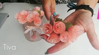 Мелкоцвет из гофрированной бумаги. Делаем красивые цветочки своими руками!