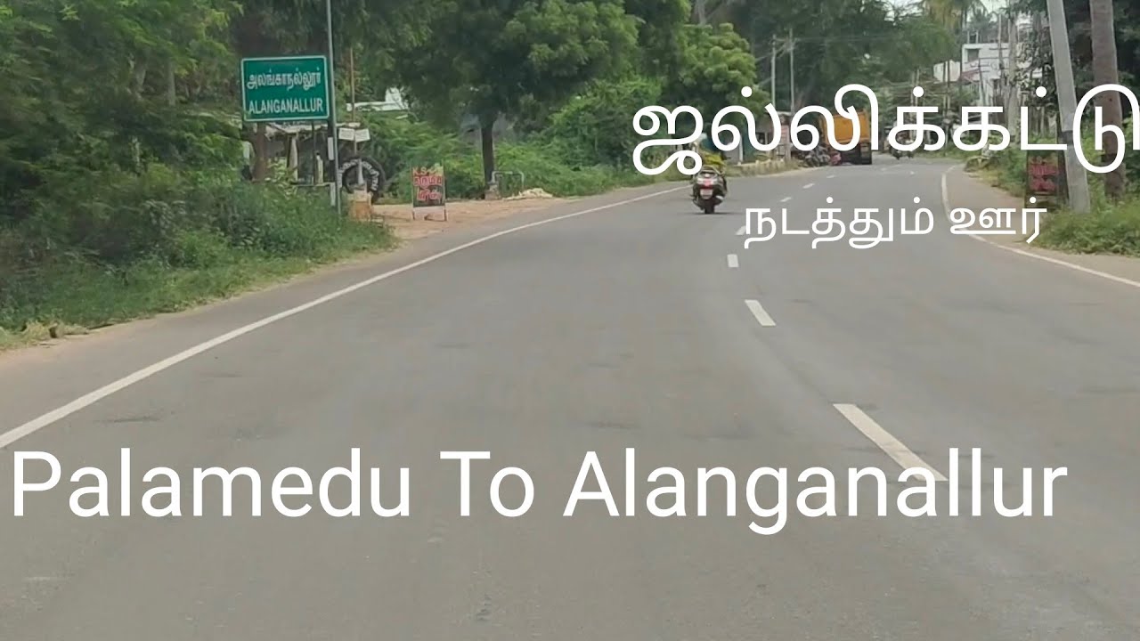 Palamedu Alanganallur  -  Drive -  Tamilnadu -  India - HD