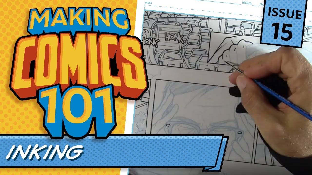 How To Ink A Comic Book Making Comics 101 15 YouTube How To Ink A Comic Book Making Comics 101 15 YouTube