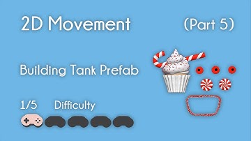 Unity - 2D Movement (Part 5) - Building Tank Prefab