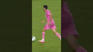 Messi First Chip Goal Miami