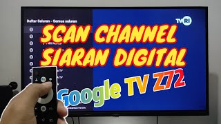 Cara setting, mencari siaran TV digital coocaa Z72