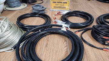 giảm giá dây loa harmony 7n occ có chiều dài 2.8m , 5m , 7m ,dây loa bạc đức oehlbach full bắp chuối