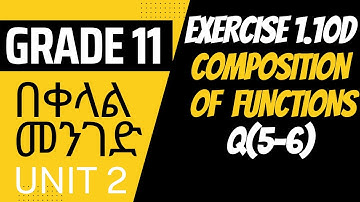 Exercise 1.10 | Part 4 | (fof)(x) (gog)(x) | Composition of Functions