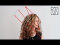 HOW TO CUT CURLY HAIR (LAYERS) - TUTORIAL WITH CUTTING DIAGRAM by SCK