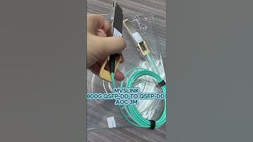MSLINK Generic Compatible 800G AOC Cable (3-meter, QSFP-DD to QSFP-DD) #module #800g #fiberoptics