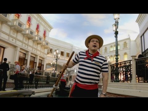 Video: Paseo en góndola en el Venetian Hotel and Casino