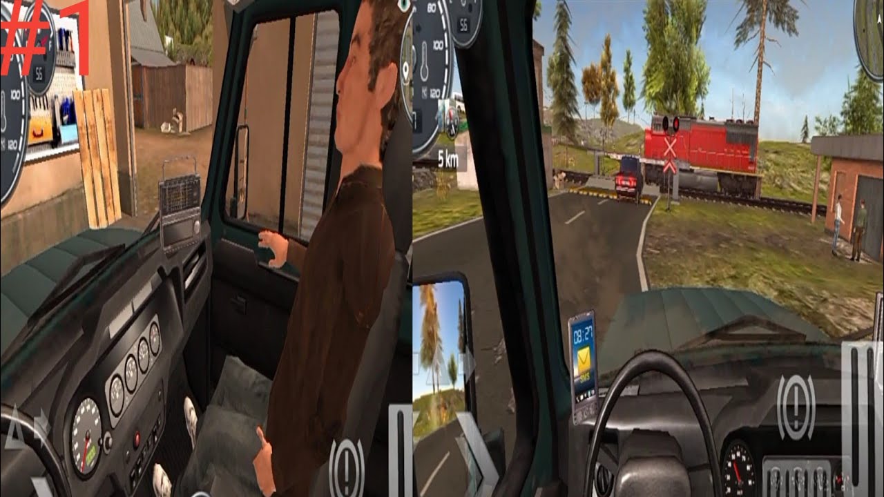 CAR CRASHING IN THE TRAIN SIDEUAZ RUSSIAN CAR HUNTER GAME EPISODE 1