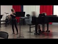 Sonate de donizetti pour flte et piano interprte par candice 13 ans