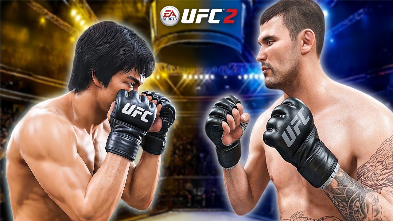 Брюс Ли против Тима Минса: Сможет ли Дракон победить профессионала? (UFC 2) 🐉