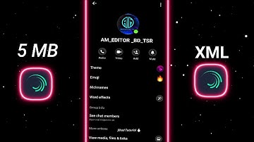 𝙈𝙚𝙨𝙨𝙚𝙣𝙜𝙚𝙧 𝙂𝙧𝙤𝙪𝙥 𝙑𝙞𝙙𝙚𝙤 𝙓𝙢𝙡 𝙁𝙞𝙡𝙚 🎟️🔥| Alight Motion Preset #am_editors_bd #xml #alightmotion