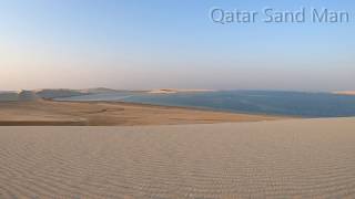 Timelapse Video of Dusk in the Qatar Desert