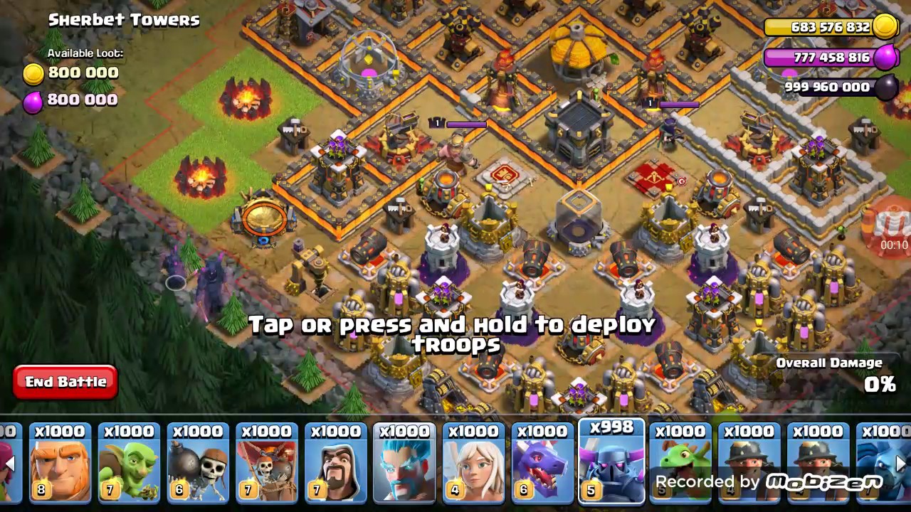 OMG! Unlimited troops in COC .. must watch - YouTube