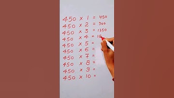 Write the Table of 450 in 15 second only..#maths #mathshack #mathstricks @study_care0