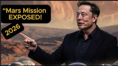 “Mars Mission EXPOSED! Elon Musk’s 2026 Plans Revealed 🚀🤯”